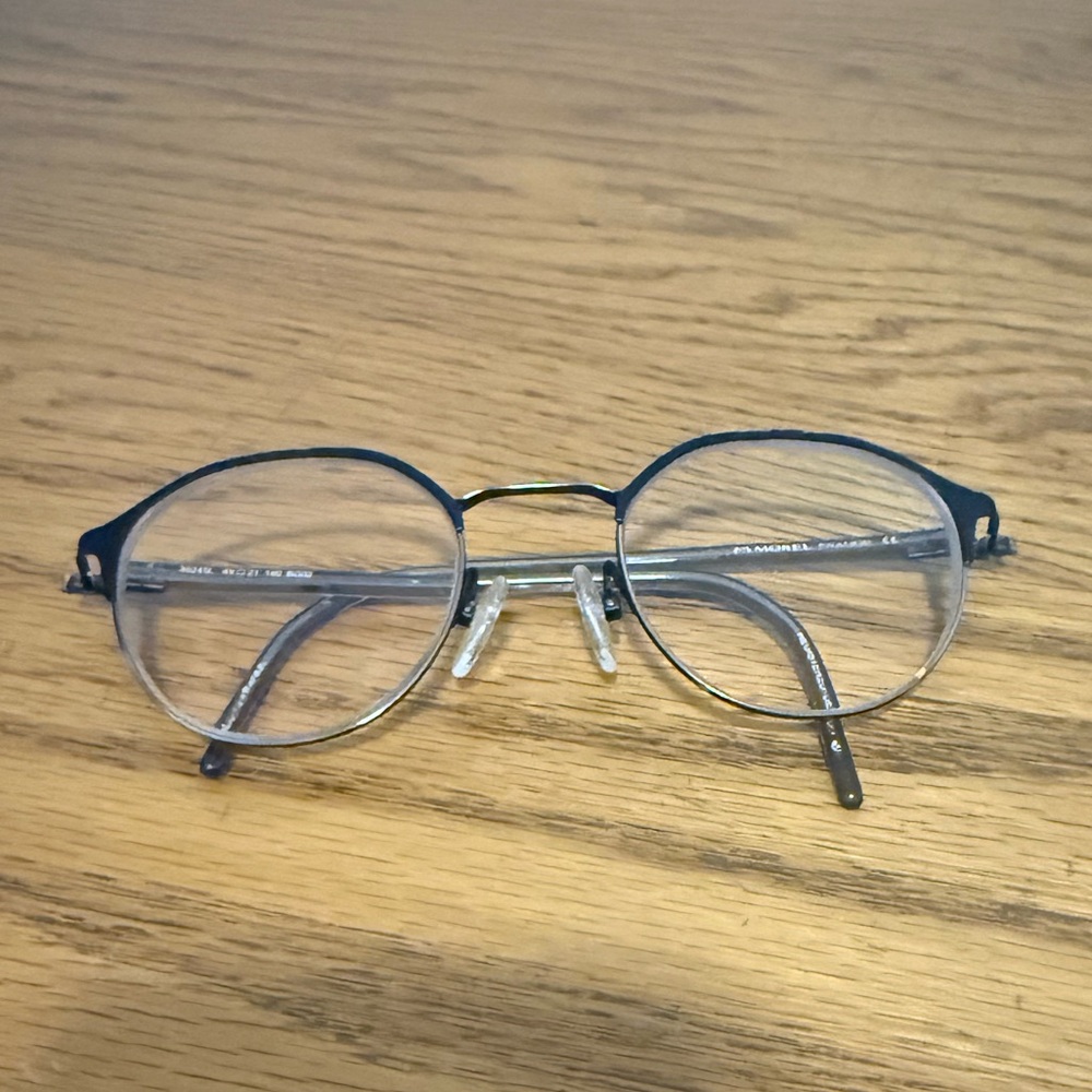 MOREL FRANCE 30245L BG02 Blue Gray Eyeglasses Frame 49-21-140